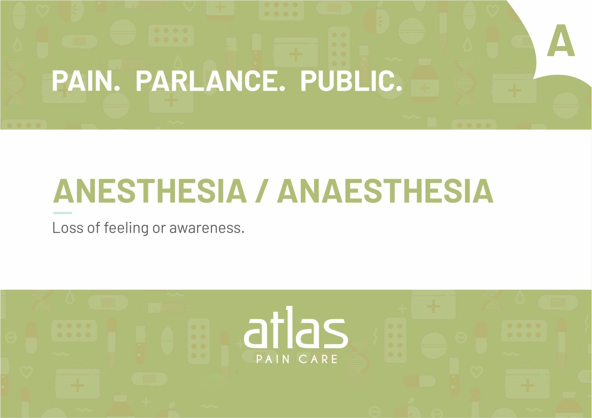 Pain Glossary image - Atlas