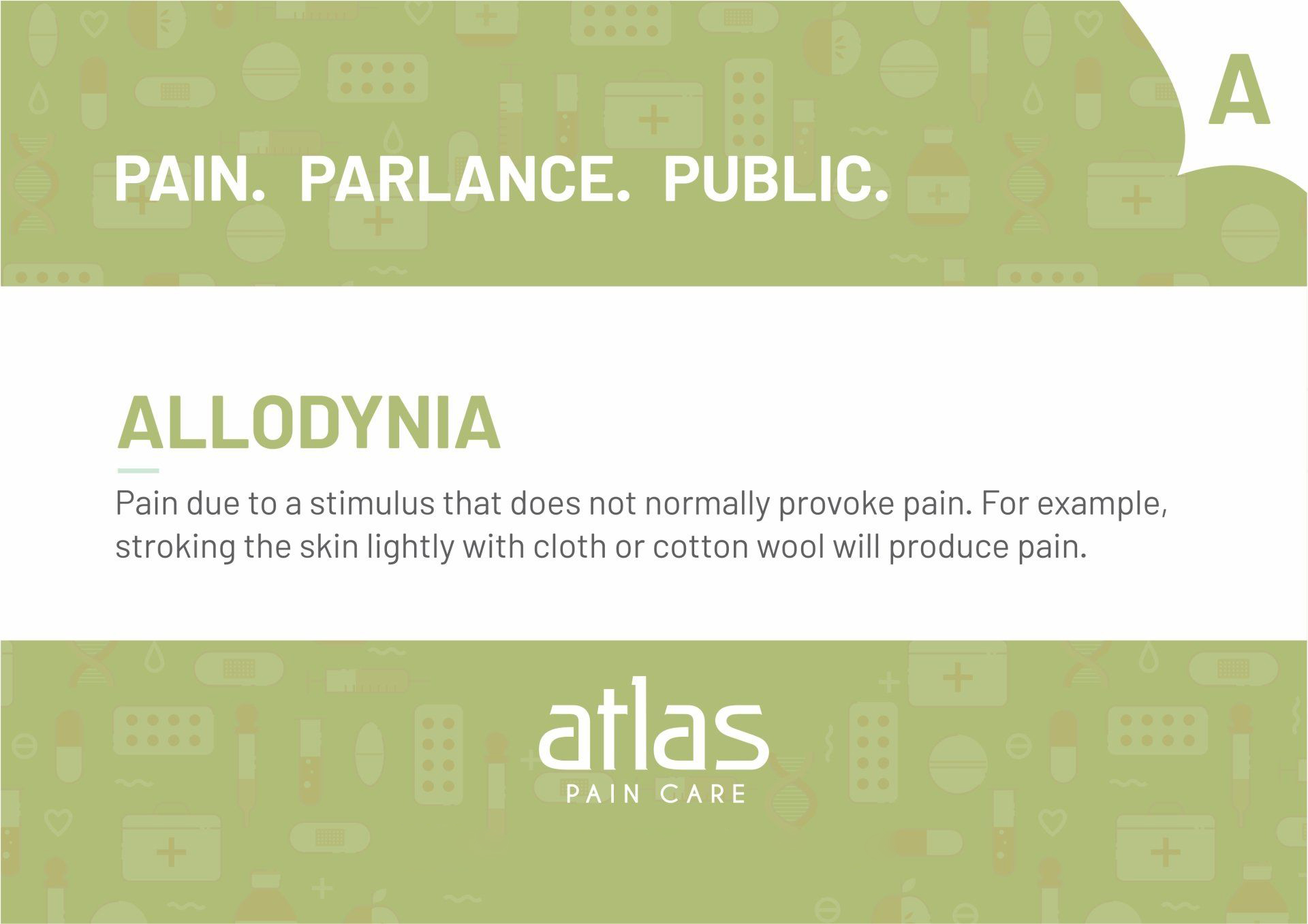 Pain Glossary image - Atlas