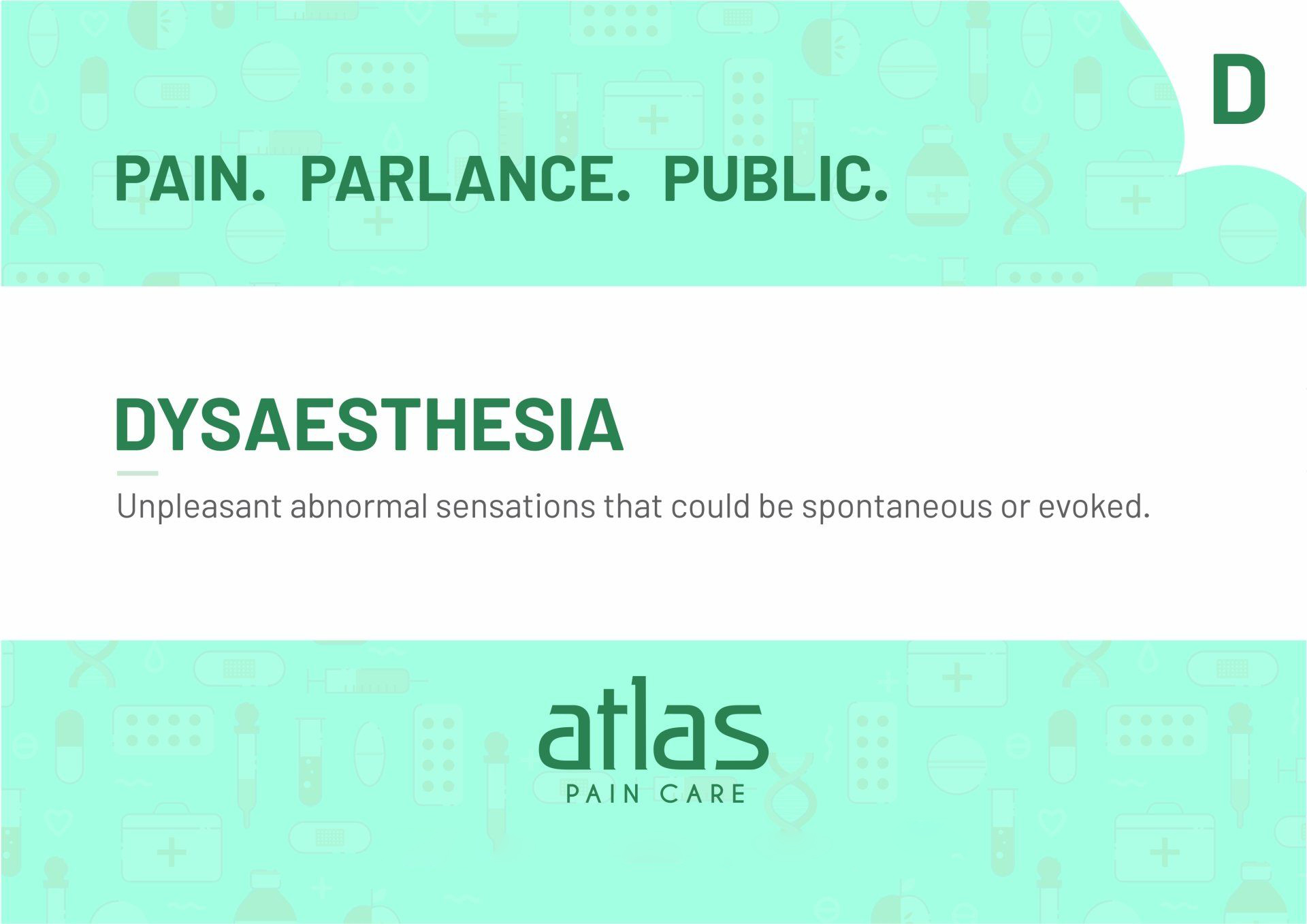 Pain Glossary image - Atlas