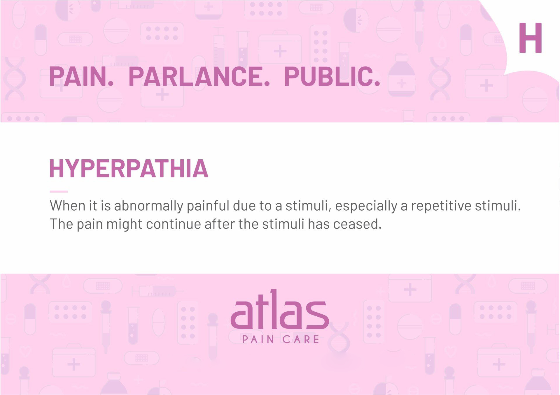 Pain Glossary image - Atlas