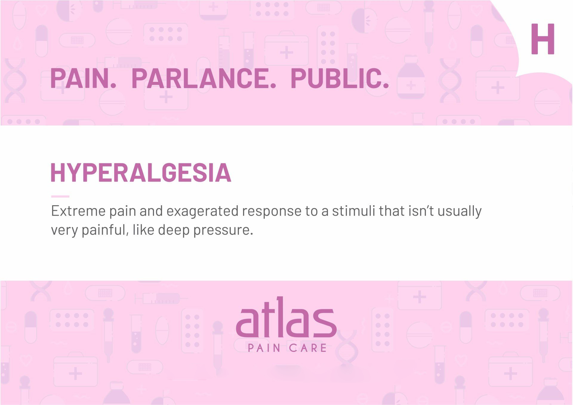 Pain Glossary image - Atlas