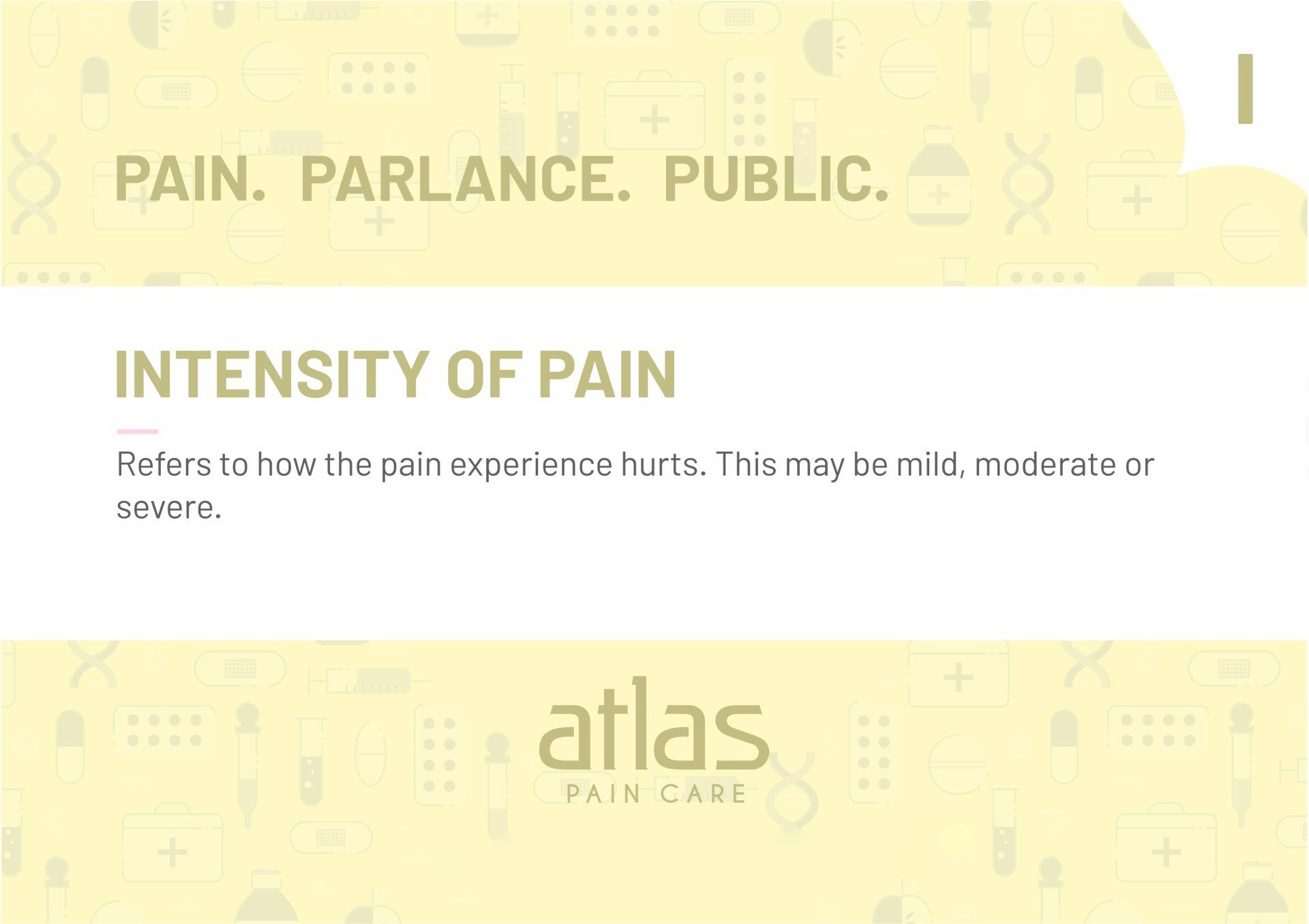 Pain Glossary image - Atlas
