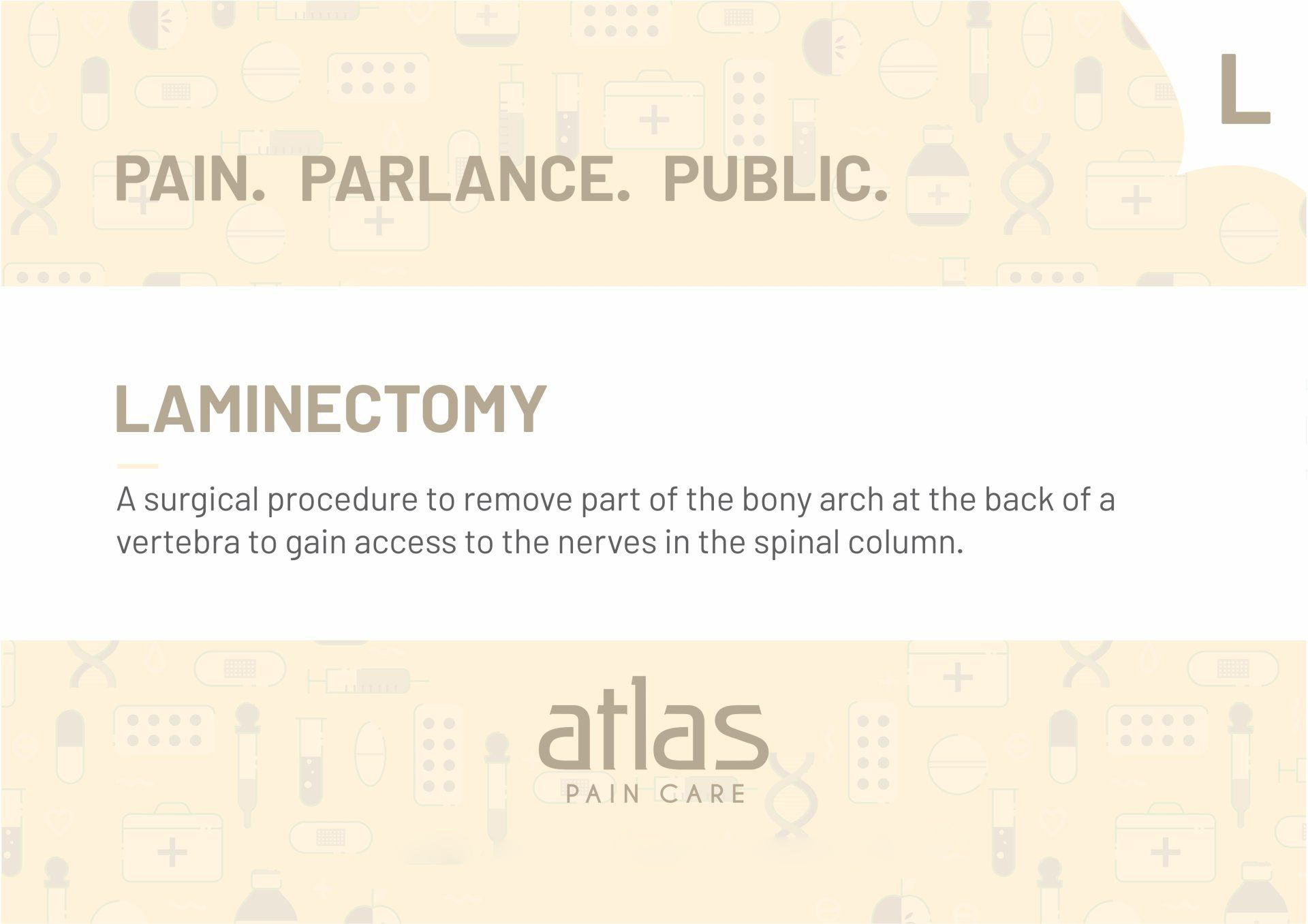 Pain Glossary image - Atlas