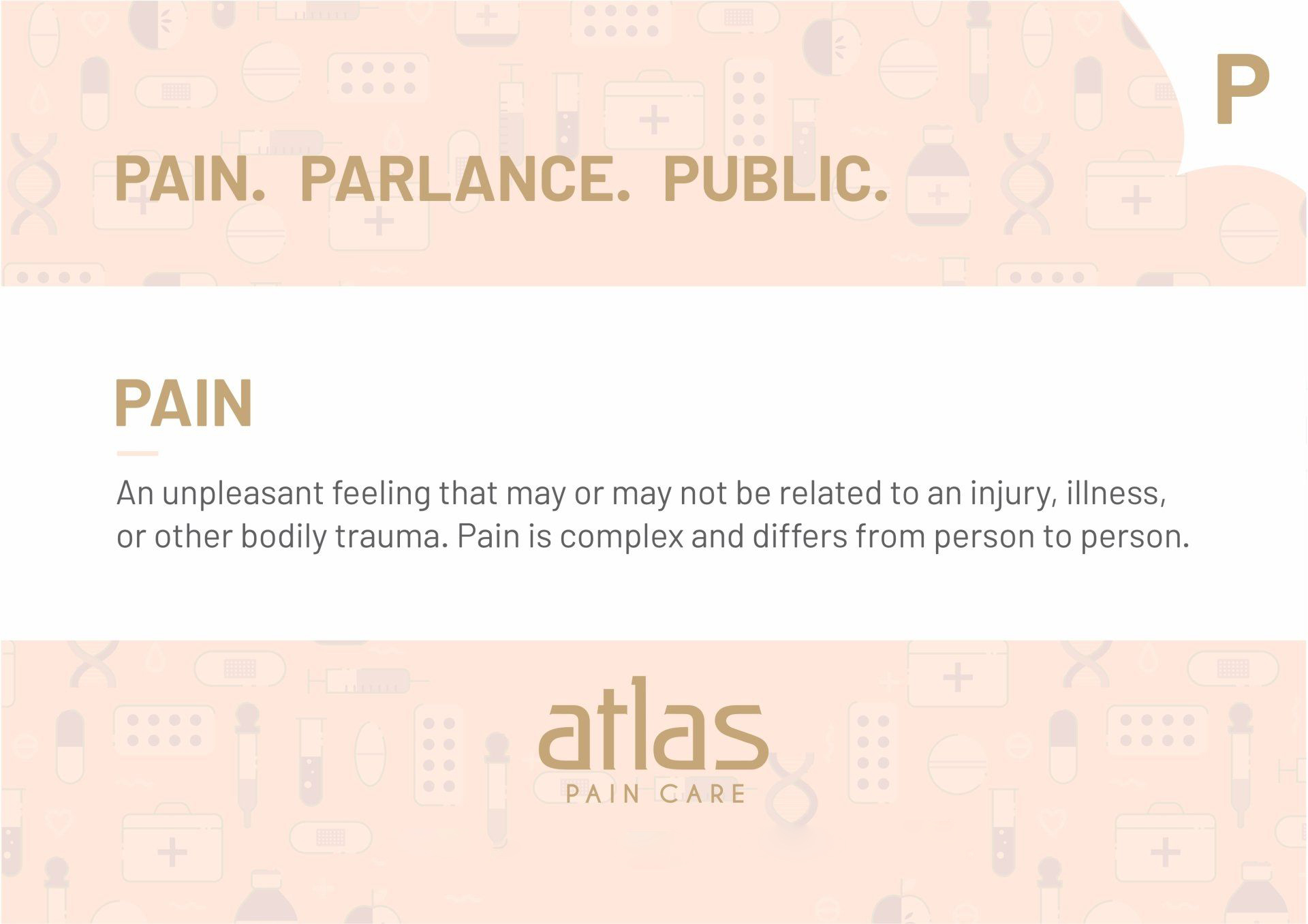 Pain Glossary image - Atlas