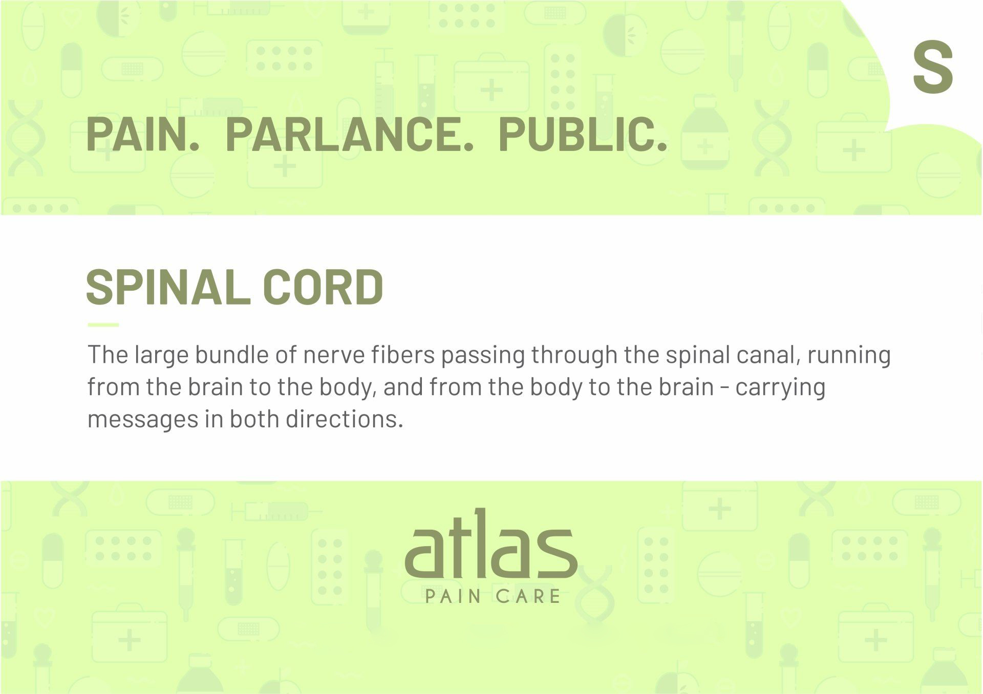 Pain Glossary image - Atlas