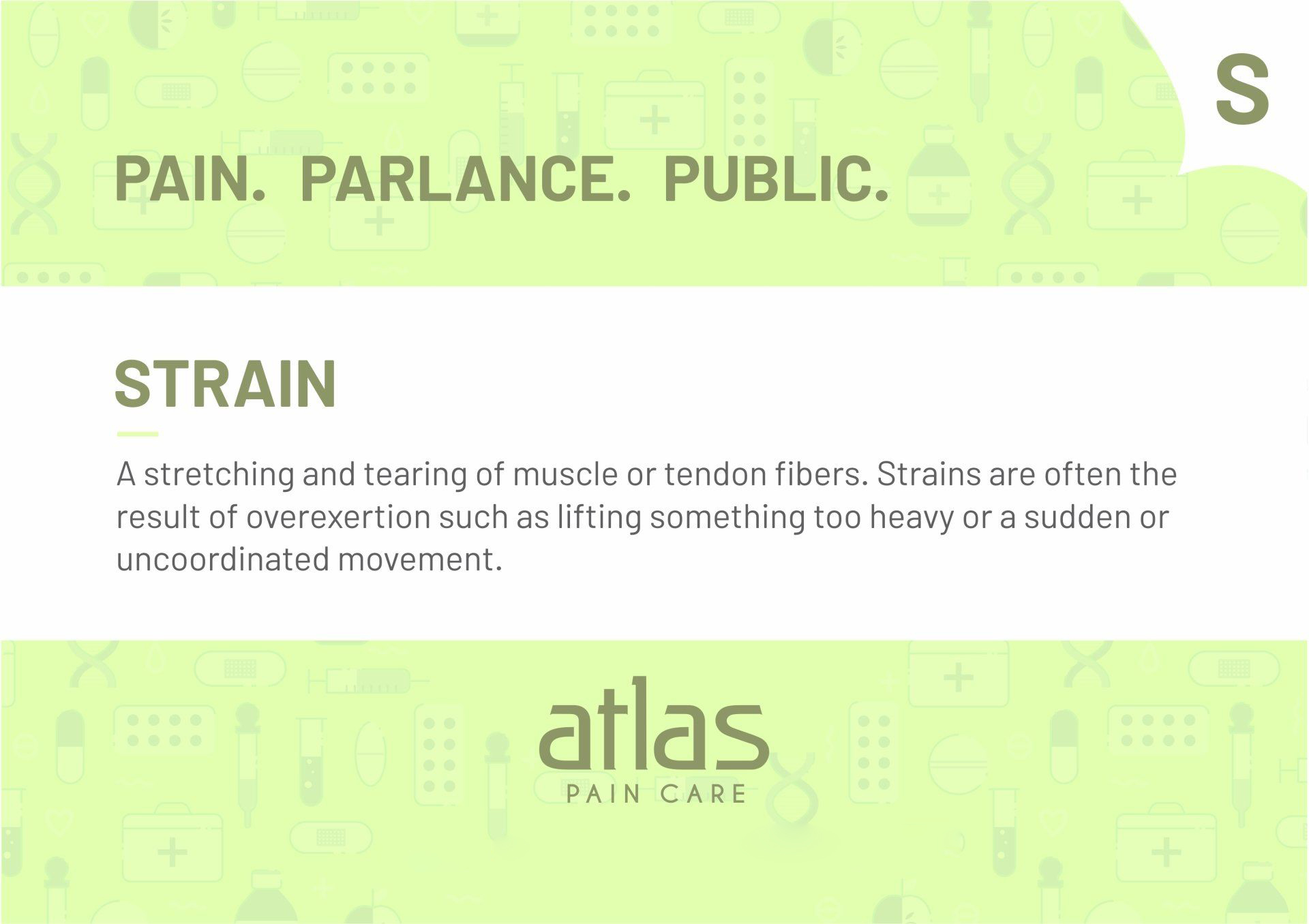 Pain Glossary image - Atlas