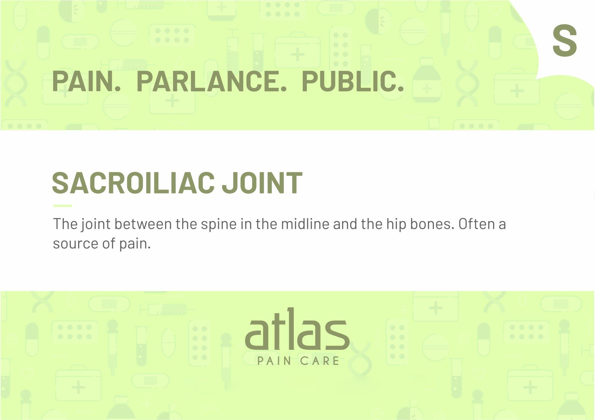 Pain Glossary image - Atlas